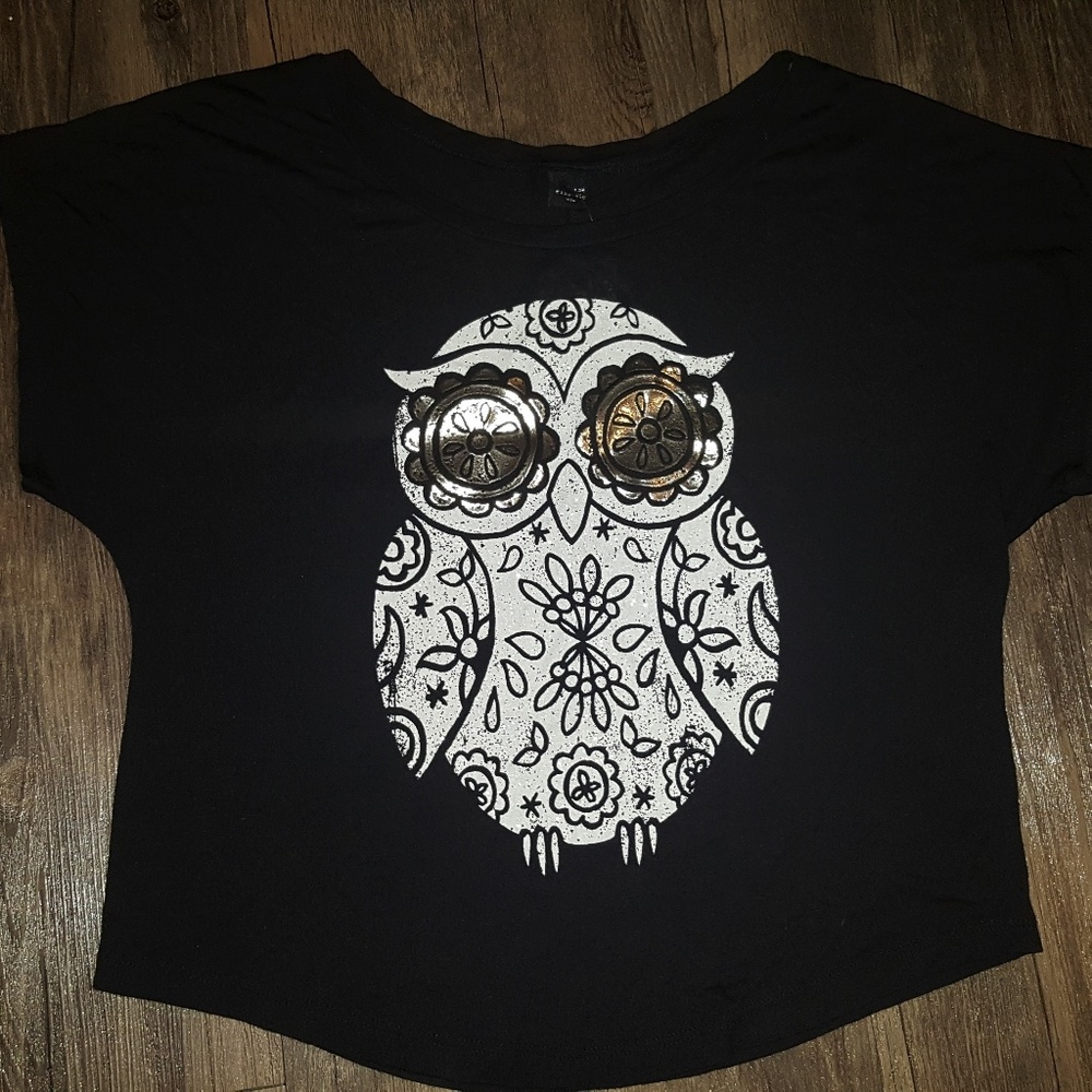 Owl crop top